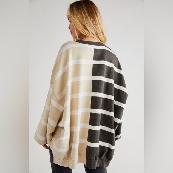 Free people Uptown Stripe Pullover - Picture 3 of 7